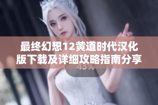 最终幻想12黄道时代汉化版下载及详细攻略指南分享