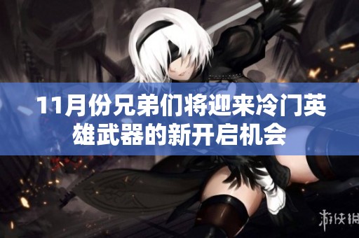 11月份兄弟们将迎来冷门英雄武器的新开启机会