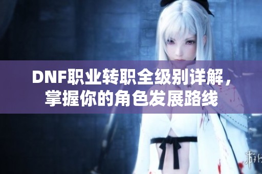DNF职业转职全级别详解，掌握你的角色发展路线