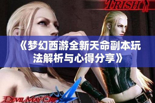 《梦幻西游全新天命副本玩法解析与心得分享》