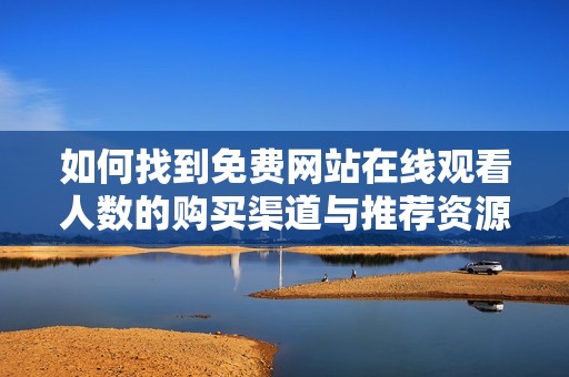如何找到免费网站在线观看人数的购买渠道与推荐资源