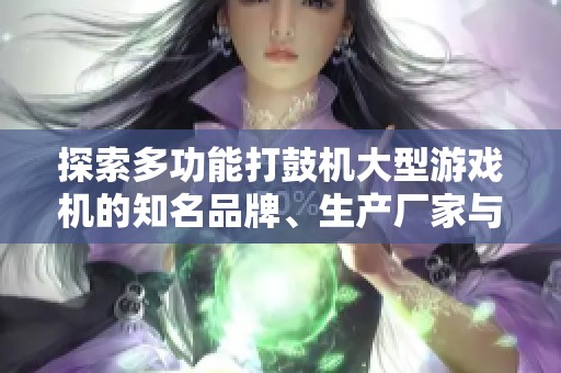 探索多功能打鼓机大型游戏机的知名品牌、生产厂家与实拍图赏
