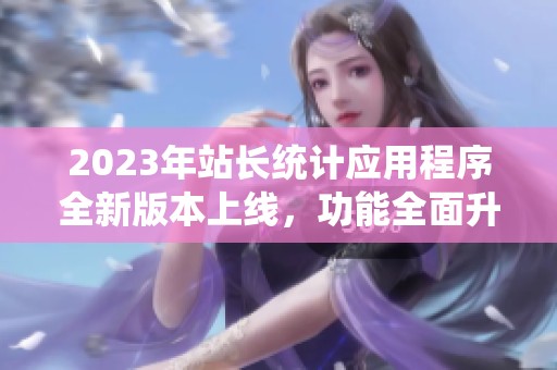 2023年站长统计应用程序全新版本上线，功能全面升级解析