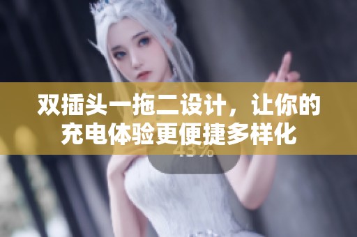双插头一拖二设计，让你的充电体验更便捷多样化