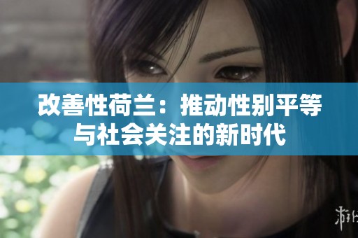 改善性荷兰：推动性别平等与社会关注的新时代