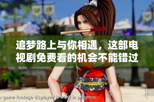追梦路上与你相遇，这部电视剧免费看的机会不能错过