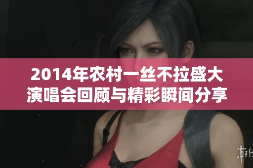 2014年农村一丝不拉盛大演唱会回顾与精彩瞬间分享