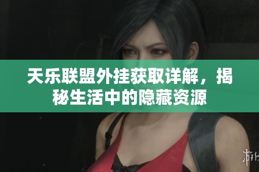 天乐联盟外挂获取详解，揭秘生活中的隐藏资源