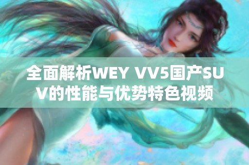 全面解析WEY VV5国产SUV的性能与优势特色视频