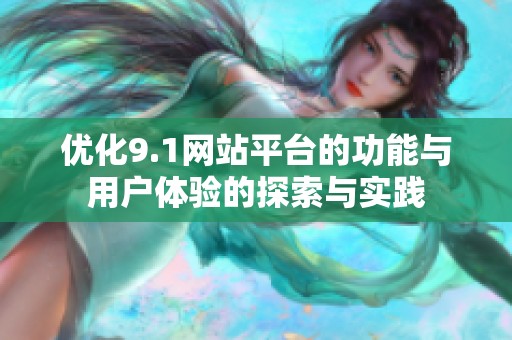 优化9.1网站平台的功能与用户体验的探索与实践