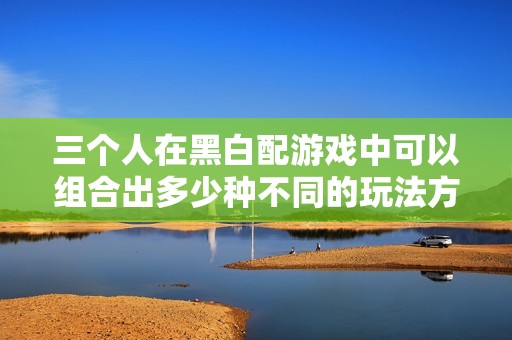 三个人在黑白配游戏中可以组合出多少种不同的玩法方式