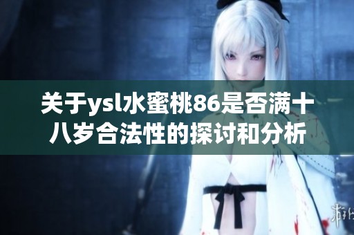 关于ysl水蜜桃86是否满十八岁合法性的探讨和分析