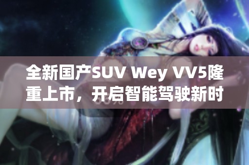 全新国产SUV Wey VV5隆重上市，开启智能驾驶新时代