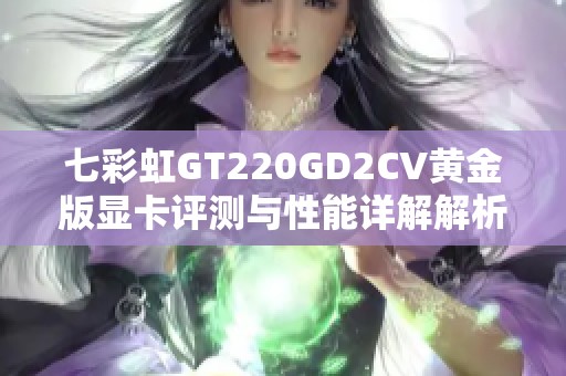 七彩虹GT220GD2CV黄金版显卡评测与性能详解解析