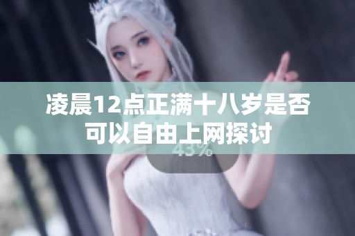 凌晨12点正满十八岁是否可以自由上网探讨