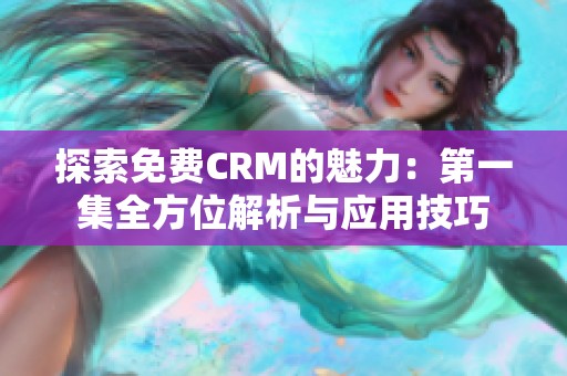 探索免费CRM的魅力：第一集全方位解析与应用技巧