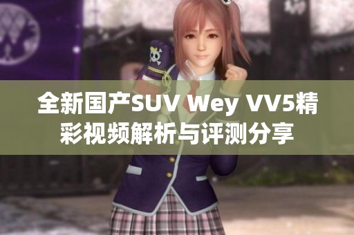 全新国产SUV Wey VV5精彩视频解析与评测分享