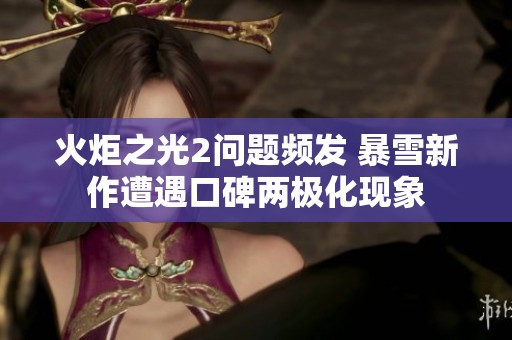 火炬之光2问题频发 暴雪新作遭遇口碑两极化现象