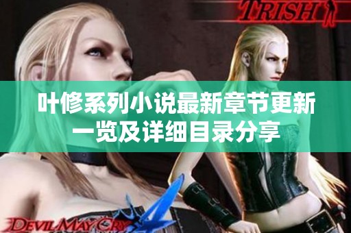 叶修系列小说最新章节更新一览及详细目录分享