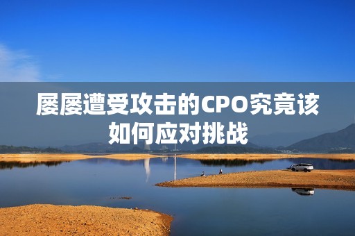 屡屡遭受攻击的CPO究竟该如何应对挑战