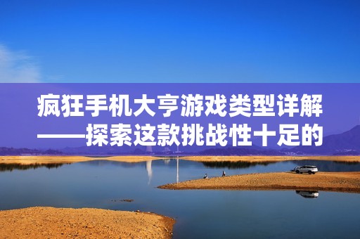 疯狂手机大亨游戏类型详解——探索这款挑战性十足的模拟经营游戏