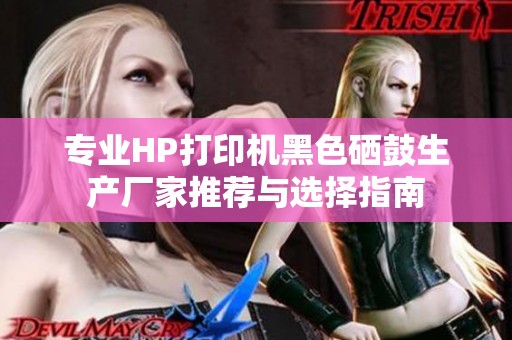 专业HP打印机黑色硒鼓生产厂家推荐与选择指南