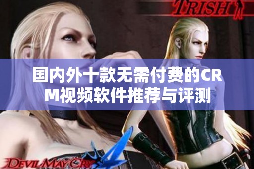 国内外十款无需付费的CRM视频软件推荐与评测