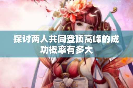 探讨两人共同登顶高峰的成功概率有多大