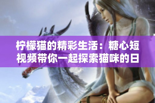 柠檬猫的精彩生活：糖心短视频带你一起探索猫咪的日常乐趣
