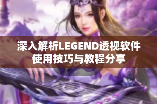 深入解析LEGEND透视软件使用技巧与教程分享
