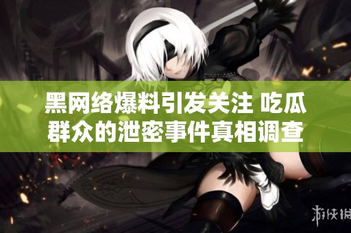 黑网络爆料引发关注 吃瓜群众的泄密事件真相调查