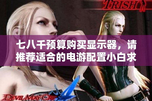 七八千预算购买显示器，请推荐适合的电游配置小白求助