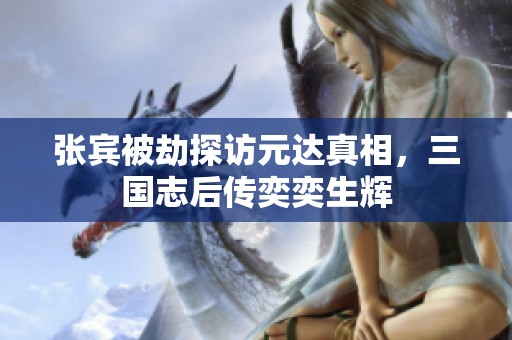 张宾被劫探访元达真相，三国志后传奕奕生辉