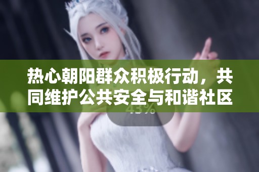 热心朝阳群众积极行动，共同维护公共安全与和谐社区