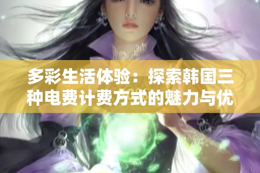 多彩生活体验：探索韩国三种电费计费方式的魅力与优势