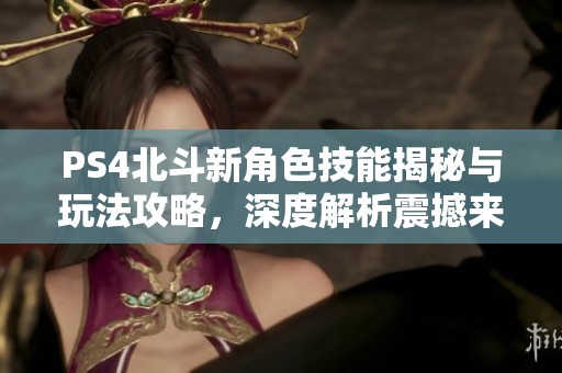 PS4北斗新角色技能揭秘与玩法攻略，深度解析震撼来袭