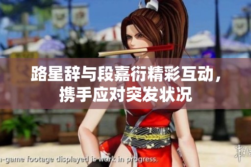路星辞与段嘉衍精彩互动，携手应对突发状况
