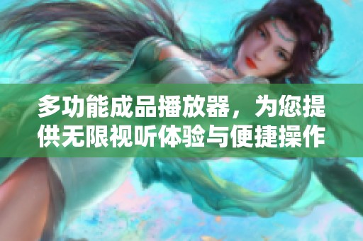 多功能成品播放器，为您提供无限视听体验与便捷操作