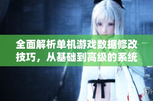 全面解析单机游戏数据修改技巧，从基础到高级的系统指南