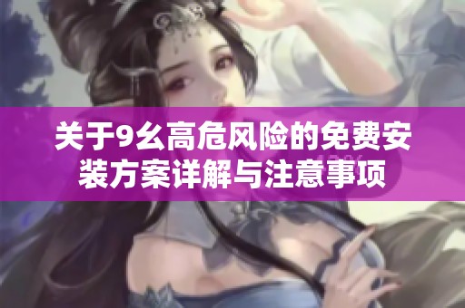 关于9幺高危风险的免费安装方案详解与注意事项