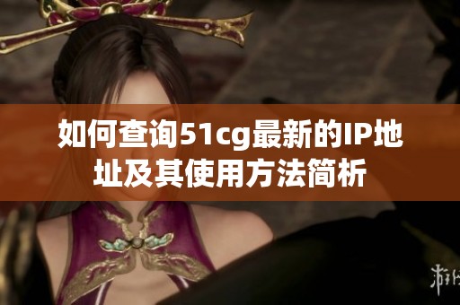 如何查询51cg最新的IP地址及其使用方法简析