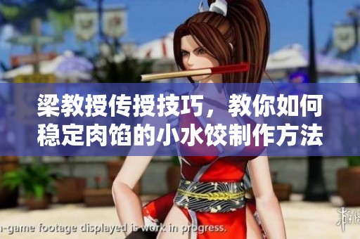 梁教授传授技巧，教你如何稳定肉馅的小水饺制作方法
