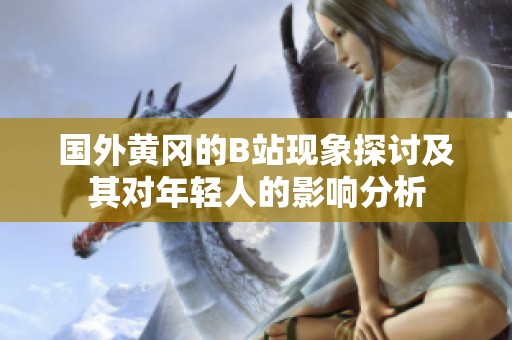 国外黄冈的B站现象探讨及其对年轻人的影响分析