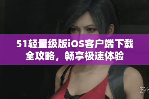 51轻量级版iOS客户端下载全攻略，畅享极速体验