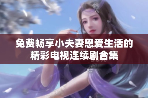免费畅享小夫妻恩爱生活的精彩电视连续剧合集