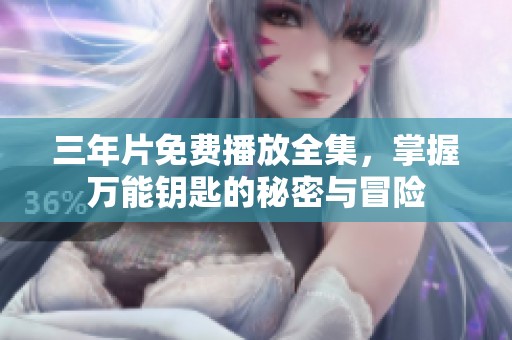 三年片免费播放全集，掌握万能钥匙的秘密与冒险