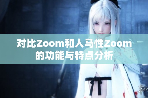对比Zoom和人马性Zoom的功能与特点分析