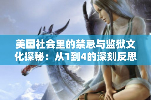 美国社会里的禁忌与监狱文化探秘：从1到4的深刻反思