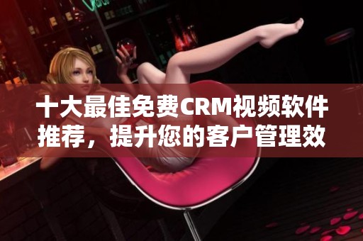 十大最佳免费CRM视频软件推荐，提升您的客户管理效率