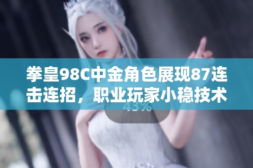 拳皇98C中金角色展现87连击连招，职业玩家小稳技术分析